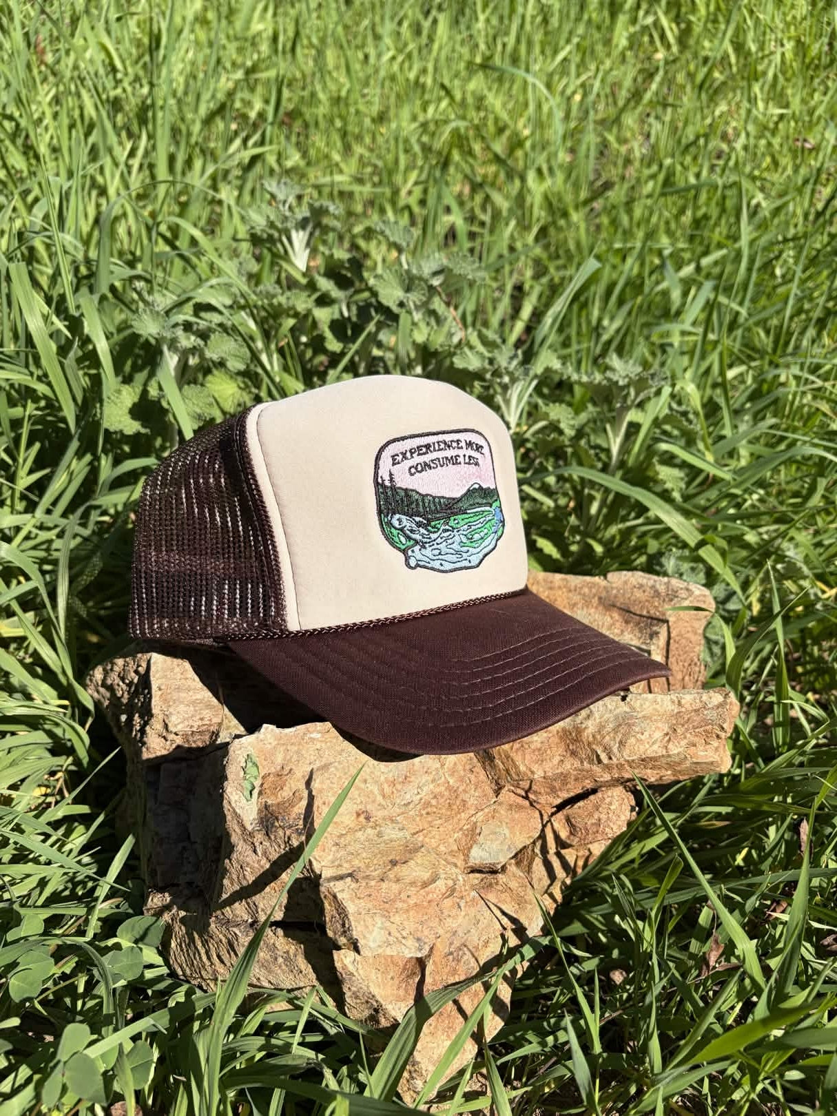 Patch Trucker Hat (Brown)