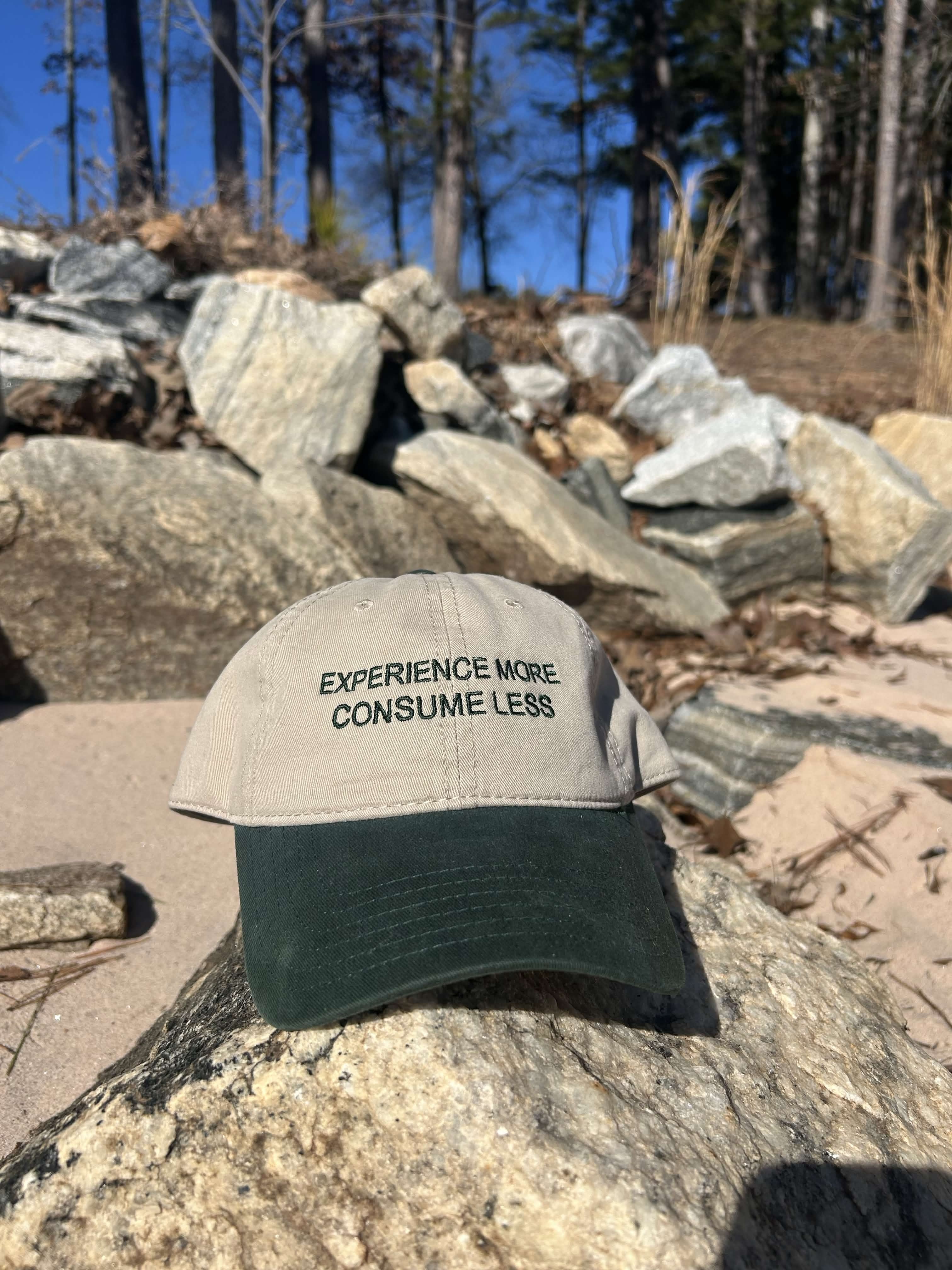 Experience More Consume Less Hat